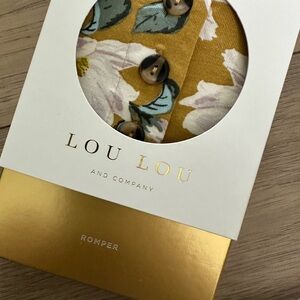 Lou Lou and company Floral Romper 3 months